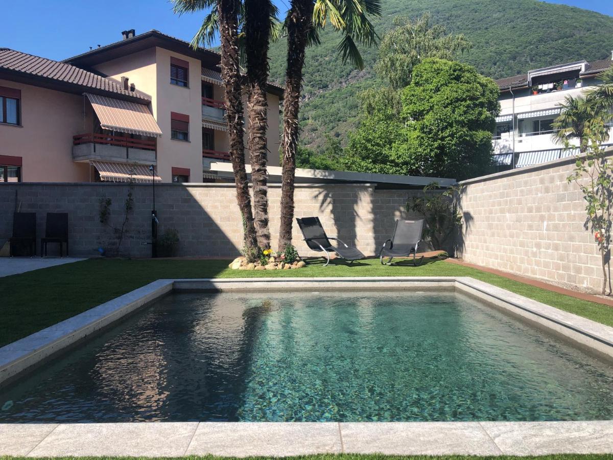 Miranda, Modern Duplex, Garden, Swimming Pool, Parking Apartment Losone Exterior photo